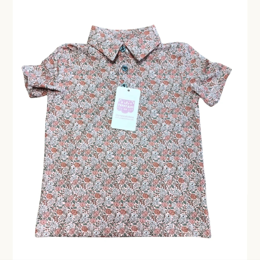 Poppy Kids Floral Kids Shirt